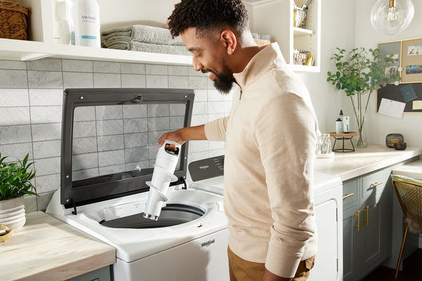 5.2–5.3 Cu. Ft. Whirlpool® Top Load Washer with Removable Agitator #white