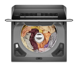 Whirlpool - 5.2 - 5.3 cu. ft. Top Load Washer with 2 in 1 Removable Agitator #chromeshadow