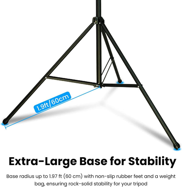 XbotGo - T4 13ft. Tripod - Black