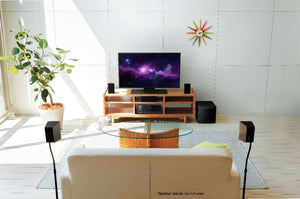 Yamaha - YHT-5960 Premium All-in-One Home Theater System with 8K HDMI and Wi-Fi - Black
