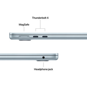 Apple - MacBook Air 13-inch Laptop - Apple M4 chip Built for Apple Intelligence - 16GB Memory - 512GB SSD - Sky Blue