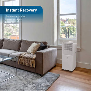 Friedrich - 8,500 BTU (5000 DOE) 350 Sq. Ft. Portable A/C Cool Only Wifi Enabled - White