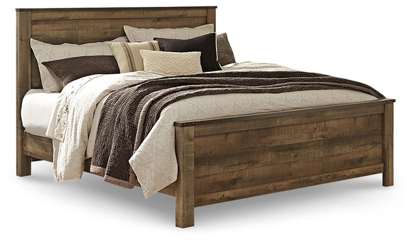 Trinell - Panel Bed #king #none