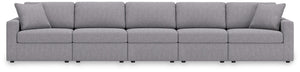 Modmax - 5 Piece Sectional #gray #5pc.sectionalwith3armlesschairs