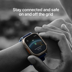 Apple Watch Ultra 3 (GPS+Cellular) 49mm Titanium Case with Titanium Milanese Loop - Small - Black - (2025)