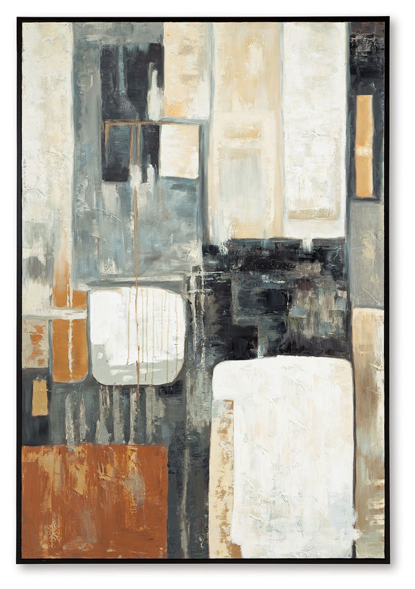 Howford - Arte de pared - Marrón / Negro / Gris