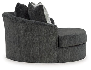 Biddeford - Sillón giratorio decorativo grande - Shadow