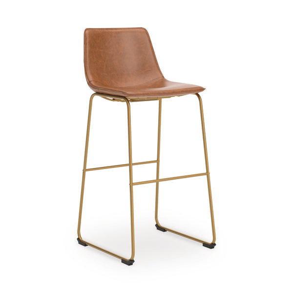 Ciabori - Tall Upholstered Barstool (Set of 2) #lightbrown
