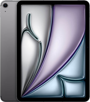 Apple - 11-inch iPad Air M3 chip Built for Apple Intelligence Wi-Fi + Cellular 512GB - Space Gray