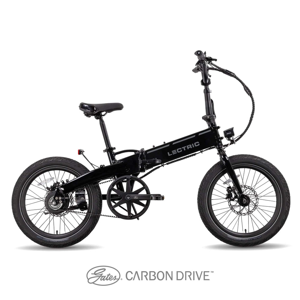Lectric eBikes - XP Lite2 Foldable Belt Drive eBike: 45 miles Max Operating Range & 20 mph Max Speed - Unisize - JW Black