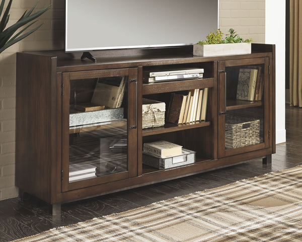 Starmore - Mueble de TV XL con opción de chimenea - Marrón