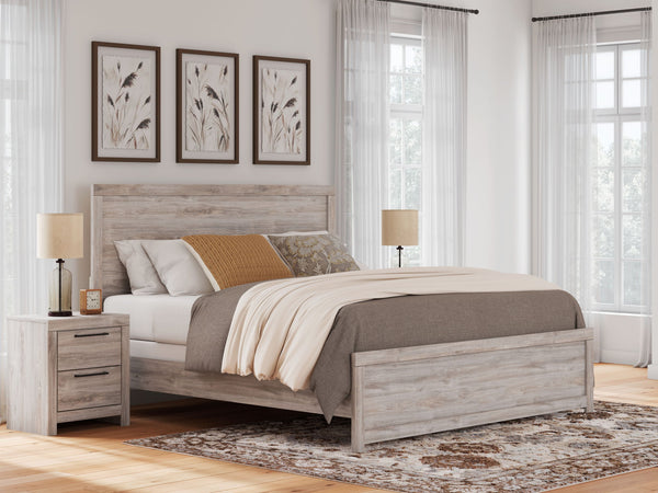 Broachmyn - Panel Bed #lightgray #king