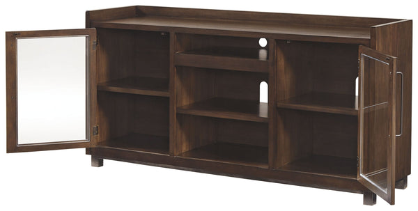 Starmore - Mueble de TV XL con opción de chimenea - Marrón