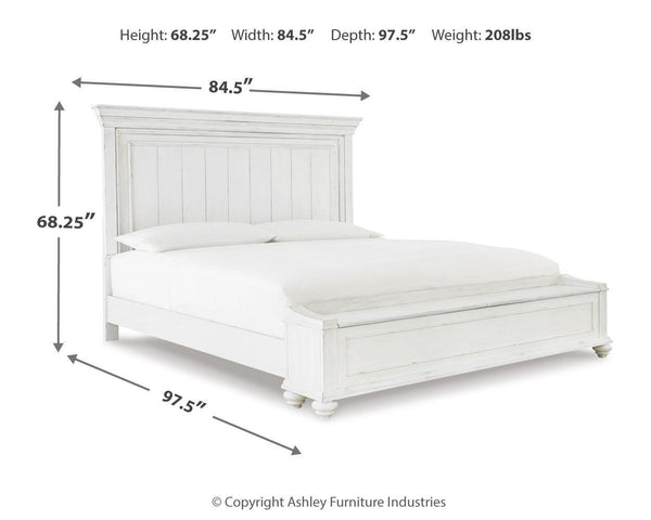 Kanwyn - Panel Bed #king #none
