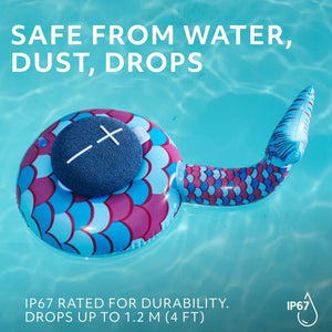Ultimate Ears - MINIROLL Ultra-Portable Waterproof Bluetooth Speaker with 131 ft Range - Majestic Blue