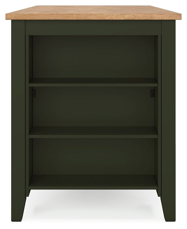 Gesthaven - Rectangular Dining Room Counter Set #green
