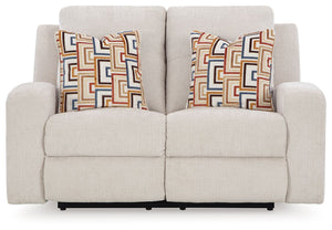Danum - Reclining Loveseat #white