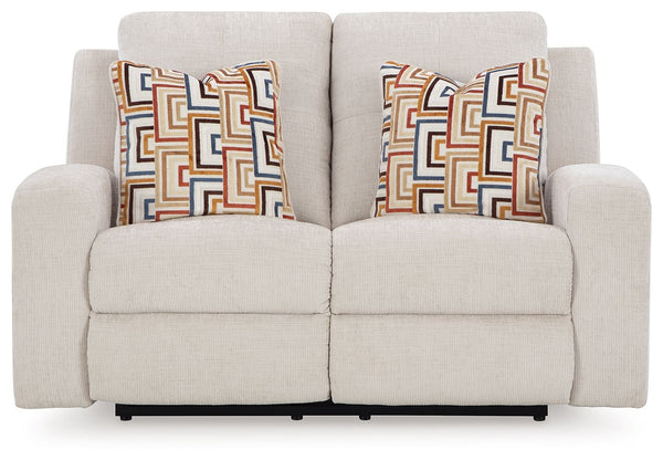 Danum - Reclining Loveseat #white
