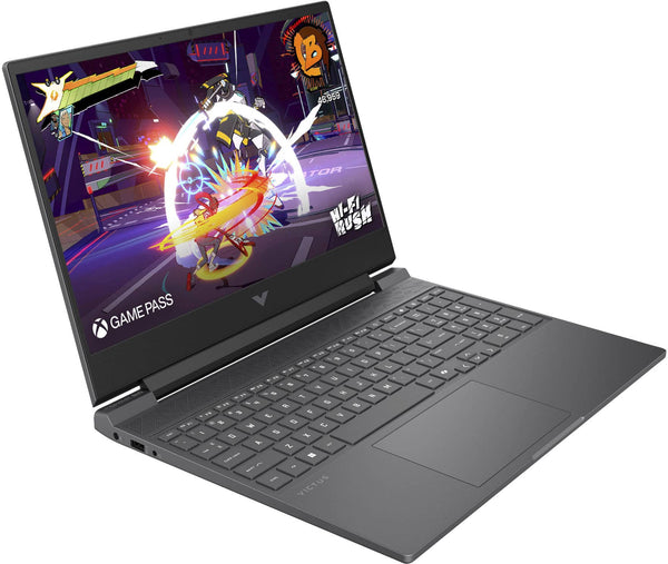 HP - Victus 15.6" 144Hz Full HD Gaming Laptop - AMD Ryzen 7 7445HS 2023 - 16GB Memory - NVIDIA GeForce RTX 4050 - 512GB SSD - Mica Silver