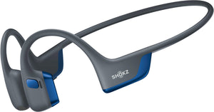 Shokz - OpenRun Pro 2 Wireless Bone Conduction Open-Ear Bluetooth Sports Headphones - Steel Blue
