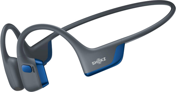 Shokz - OpenRun Pro 2 Wireless Bone Conduction Open-Ear Bluetooth Sports Headphones - Steel Blue