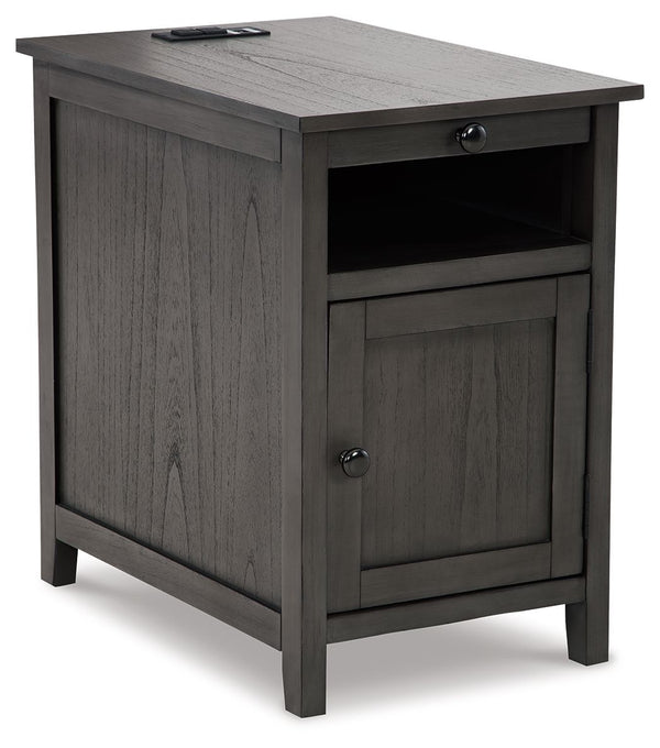 Treytown - Chair Side End Table #darkgray