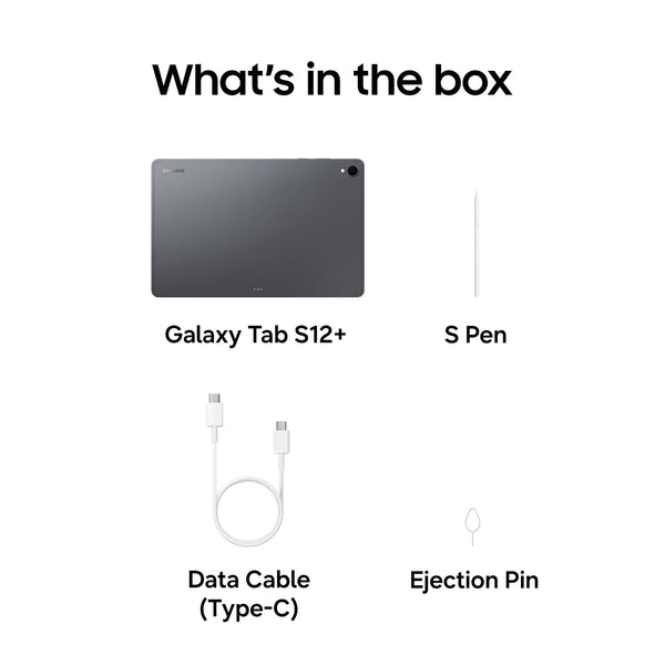 Samsung - Galaxy Tab S12+ - 12.6" 256GB - Wi-Fi 7 - with S-Pen - Gray