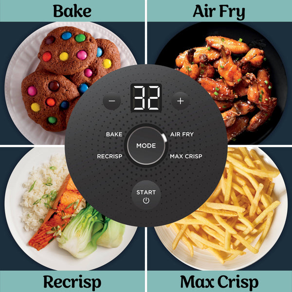 Ninja - Crispi 4-in-1 Portable Glass Air Fryer Cooking System - Gray