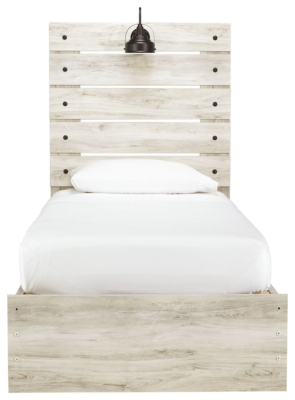 Cambeck - Panel Bed #twin #sidestorage