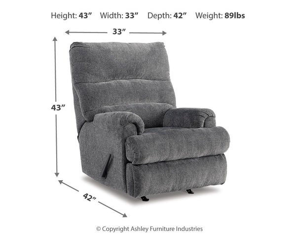 Man Fort - Rocker Recliner #darkgray