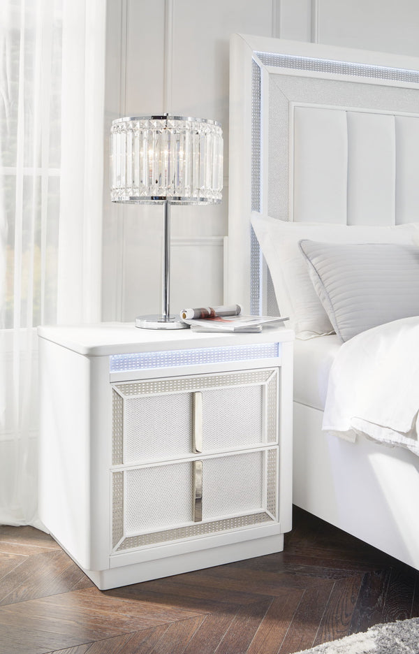 Chalanna - Two Drawer Night Stand - White