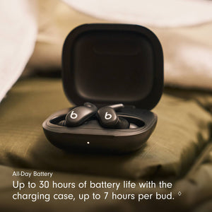 Beats - Powerbeats Fit True Wireless Active Noise Canceling Earbuds - Jet Black