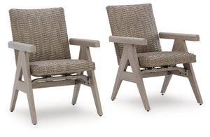 Cliff Trails - Silla mecedora (Juego de 2) - Beige