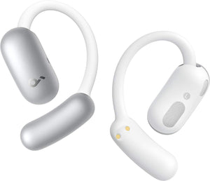 Soundcore - by Anker AeroFit 2 A.I. Assistant Open-Ear Bluetooth Headphones with Real-Time Translation and Adjustable Ear Hooks - Pearl White