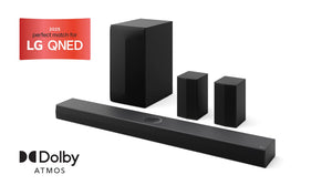 LG - 5.1.1-Channel S70TR Home Theater Soundbar with Wireless Subwoofer and Rear Speakers, Dolby Atmos, WOW Orchestra - Black