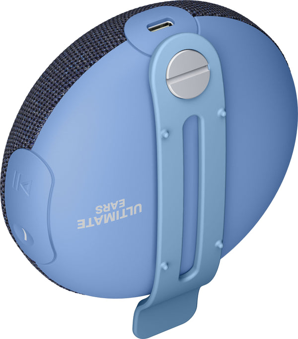 Ultimate Ears - MINIROLL Ultra-Portable Waterproof Bluetooth Speaker with 131 ft Range - Majestic Blue