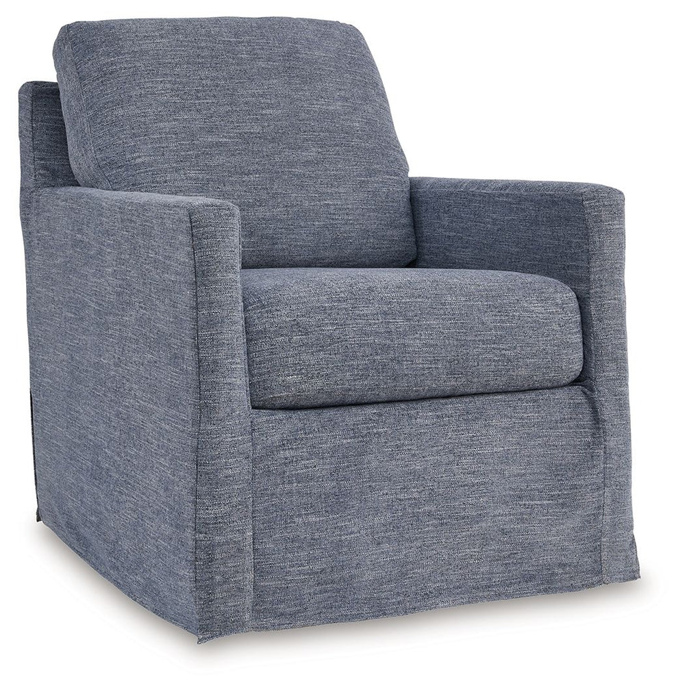 Nenana Next-Gen Nuvella - Swivel Glider Accent Chair #lightgray
