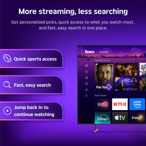 Roku - Streambar SE | 2-in-1 TV Soundbar and 4K HDR Streaming Device, Premium Speakers, & Enhanced Speech Clarity - Black