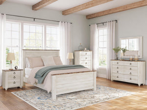 Willowton - Panel Bed #queen #none