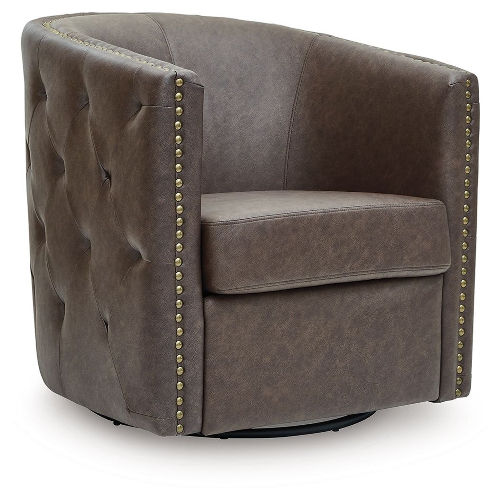 Brentlow - Swivel Accent Chair #black