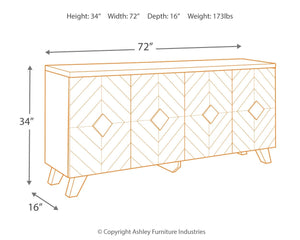 Robin Ridge - Armario decorativo - Marrón / Beige