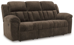 Frohn - Reclining Living Room Set #darkbrown