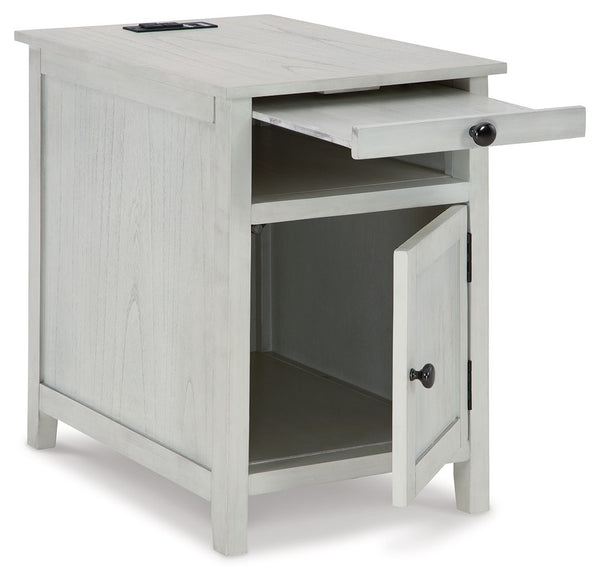 Treytown - Chair Side End Table #beige