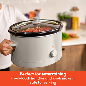 Bella - 6-qt. Manual Slow Cooker - Oatmilk