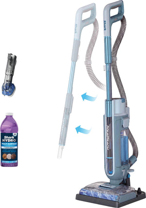 Shark - AquaReach Cordless Vacuum and Mop, with Extendable Reach Wand - Blue