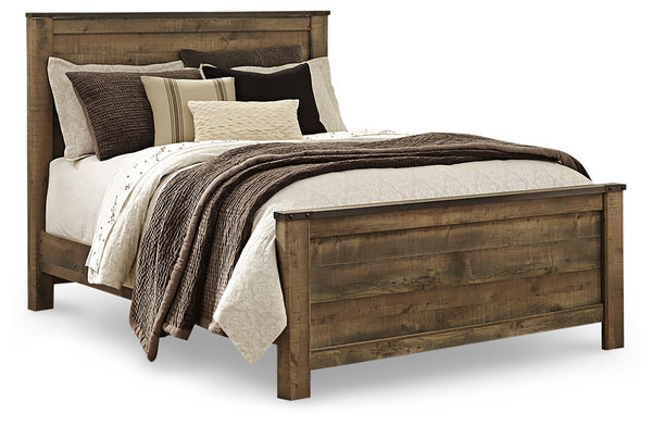 Trinell - Panel Bed #queen #none