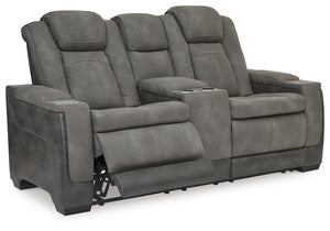 Next-Gen Durapella - Power Reclining Loveseat #darkgray
