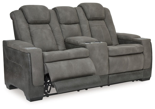 Next-Gen Durapella - Power Reclining Loveseat #darkgray
