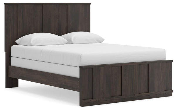 Shaehartin - Panel Bed #queen