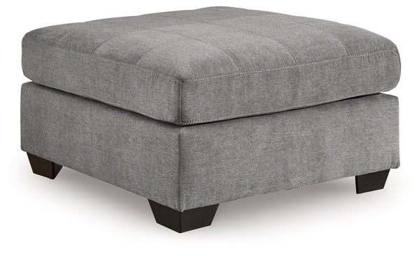 Marleton - Oversized Accent Ottoman #gray
